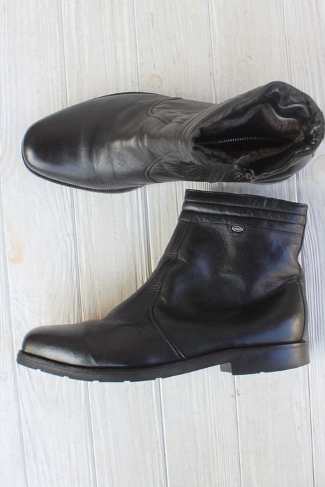 Зимние ботинки AM кожа Германия 45р черевики