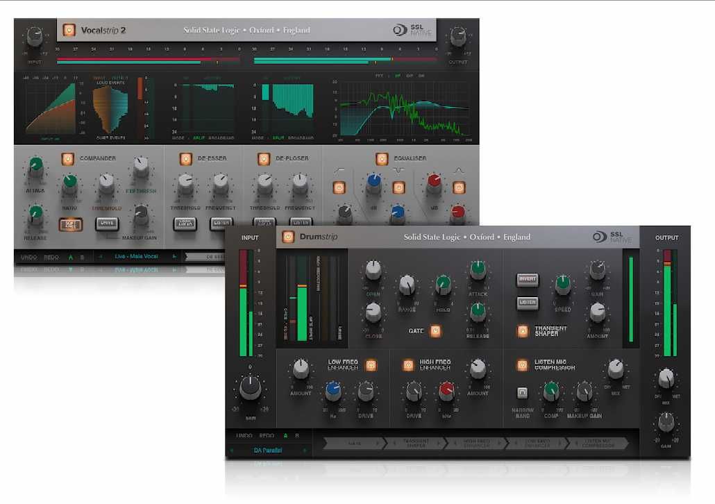 Vocalstrip 2 i Drumstrip wtyczki pluginy eq compresor inne