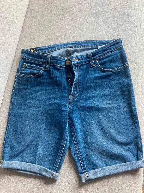 Spodenki damskie jeans krótkie lee 30