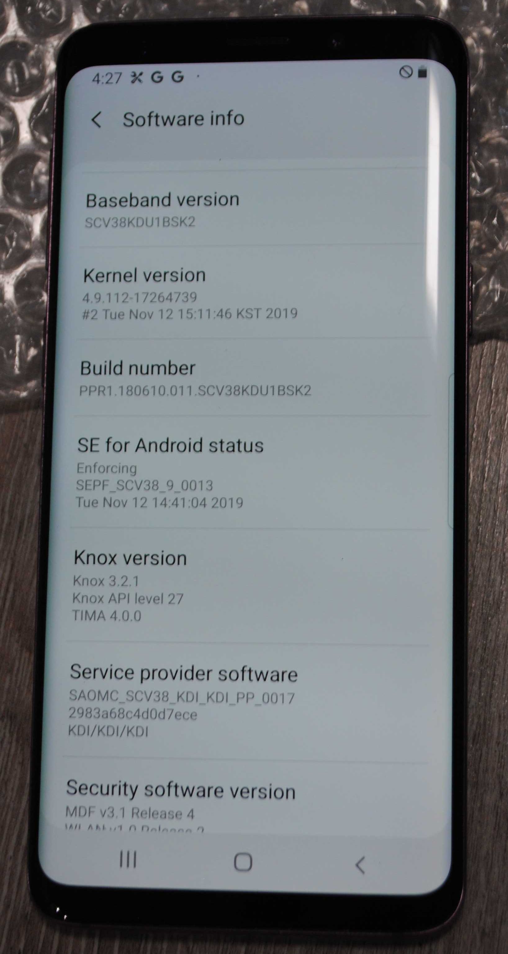 Телефон, смартфон Samsung Galaxy S9 SCV38 4/64 GB 2 Sim новий .