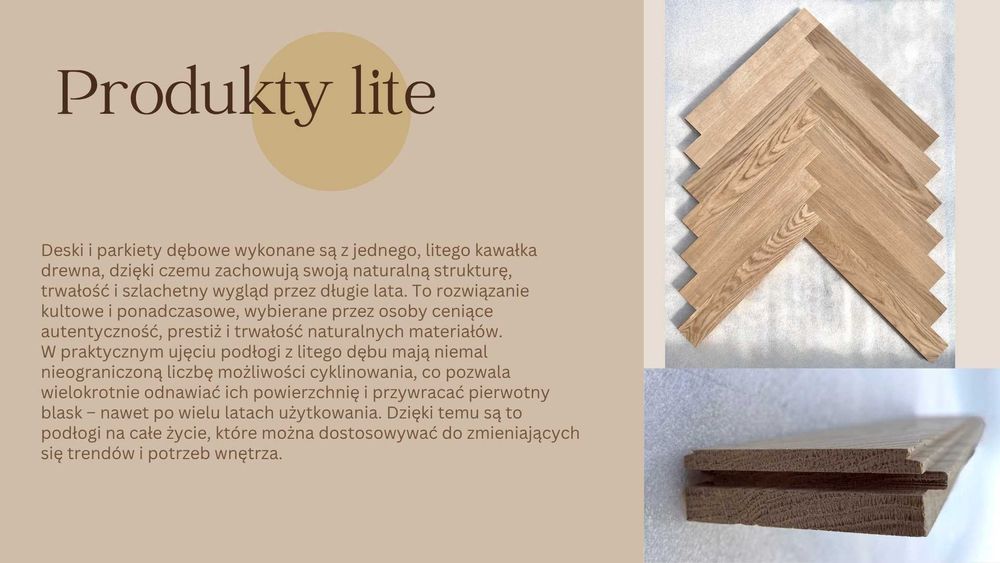 Deski warstwowe na ogrzewanie podłogowe parkiet dębowy panele