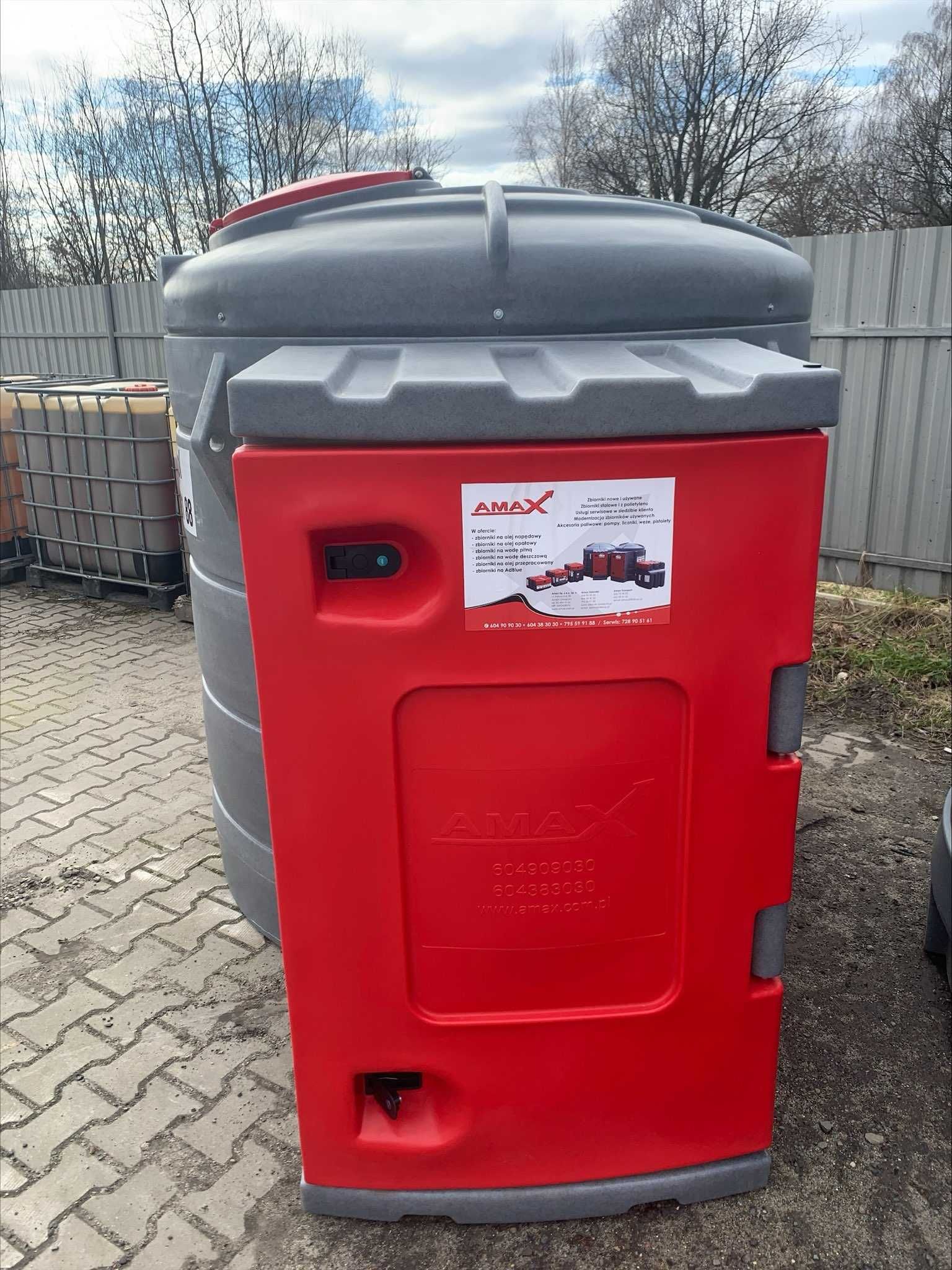 zbiornik na olej napędowy 2500 l DUO dwupłaszczowy ropa diesel JFC