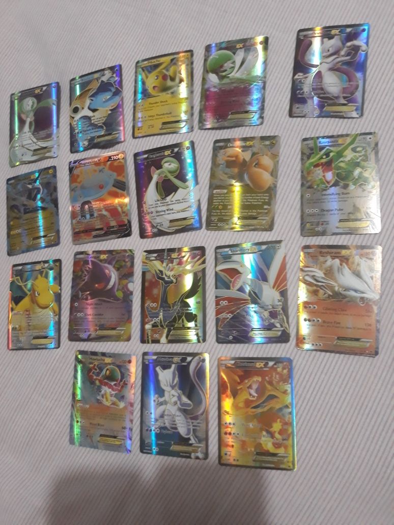 18 Cartas holográficas Pokemon