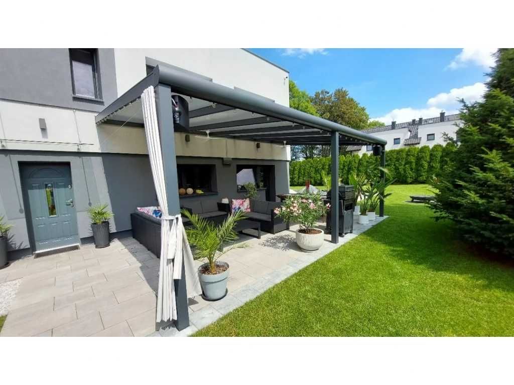 Zadaszenie aluminiowe PRO z dachem poliwęglanowym 300x806 m