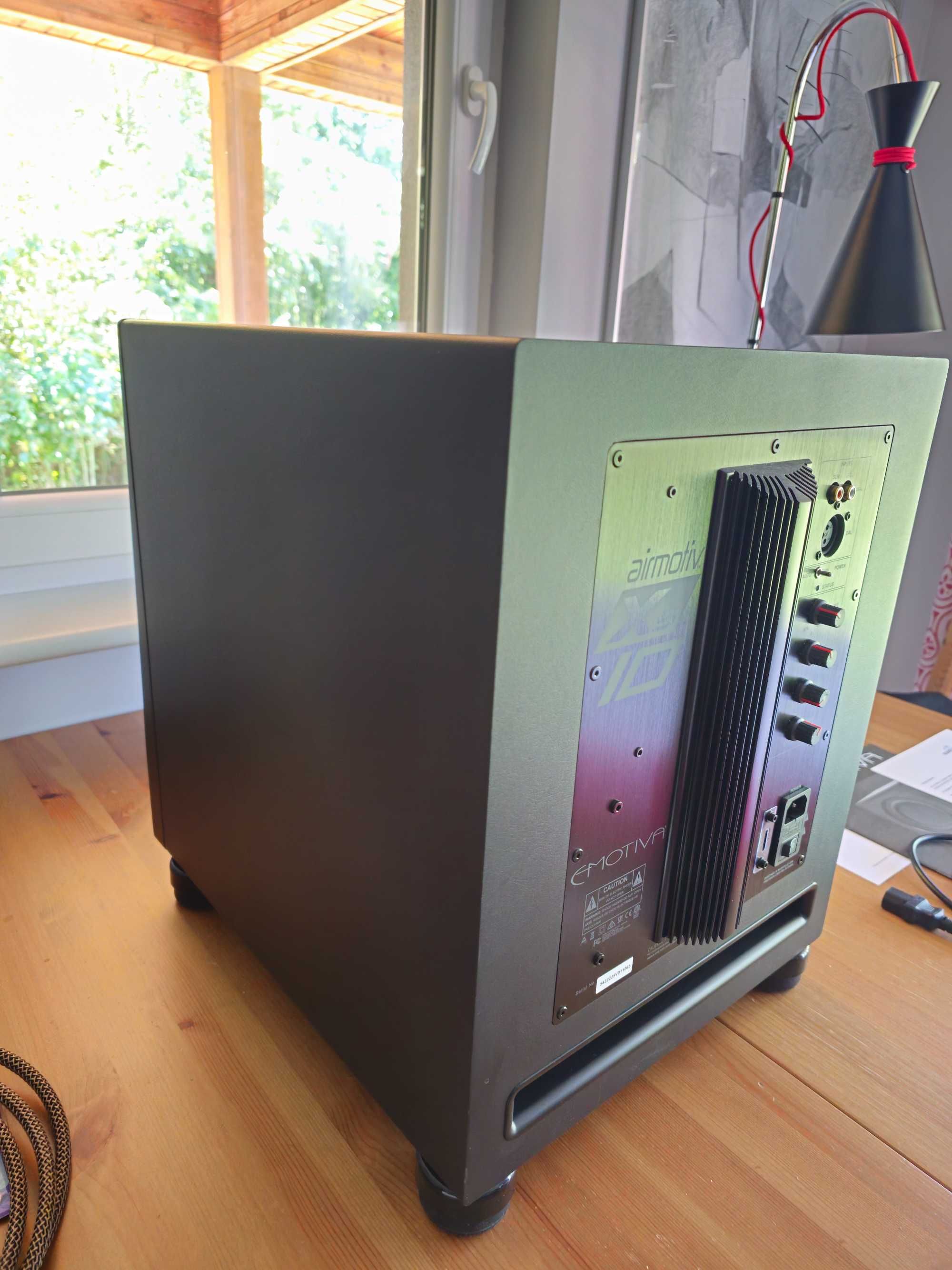 Subwoofer Emotiva Airmotiv XS10 na gwarancji+kabel DH Labs Silver 2,5m