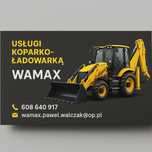 Wamax usługi koparko-ładowarką