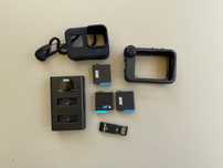 Akcesoria GoPro Hero8, cover, mediamod, baterie, ładowarka, klapka