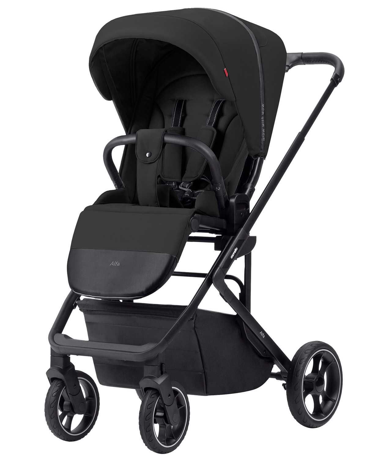 Wózek dla dziecka CARRELLO Alfa 2023 CRL-5508 Midnight Black