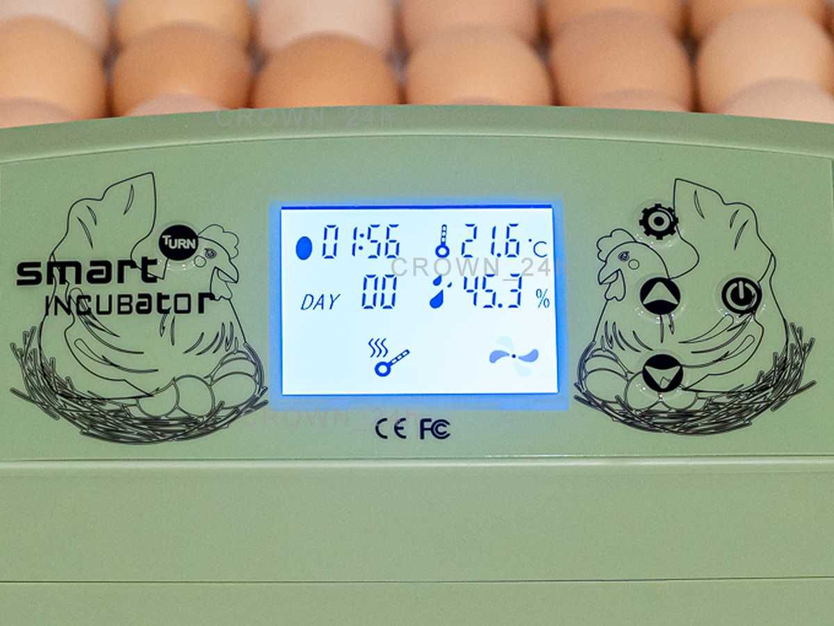 Inkubator Automat SMART 32 z mechanizmem rolkowym na każdy rodzaj jaj