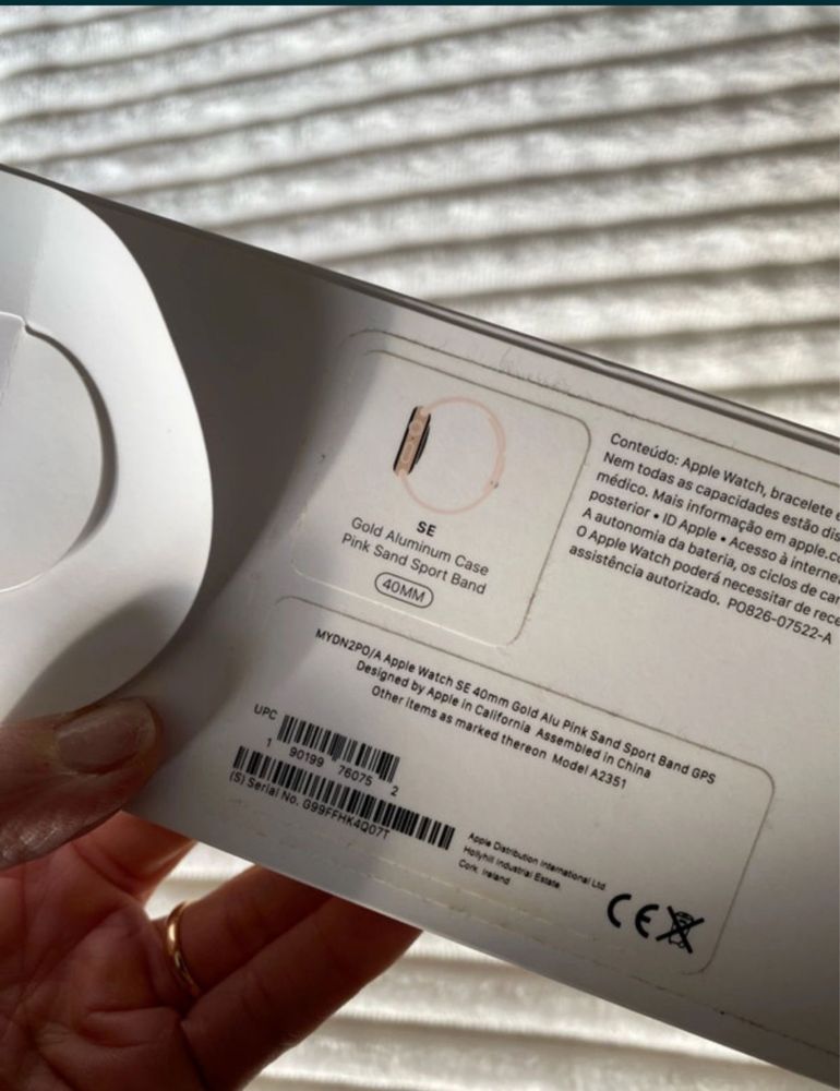 Apple watch SE 40 MM Gold