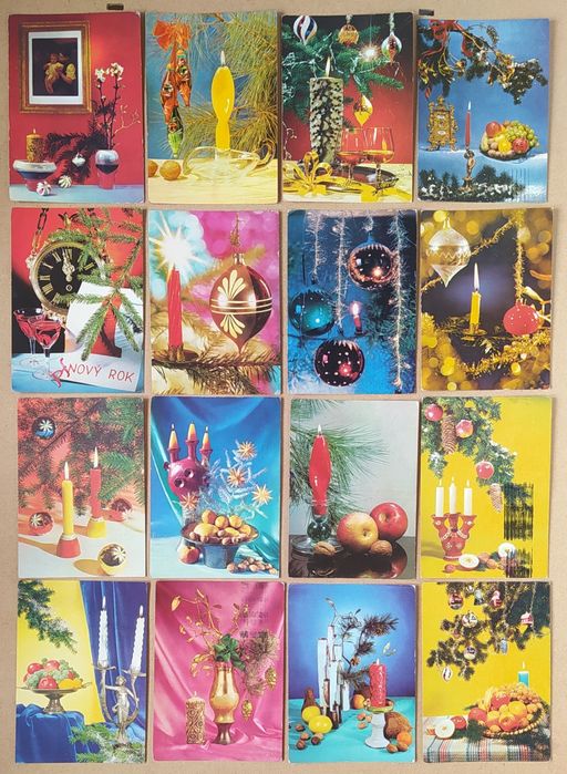 150 Czechosłowackich pocztówek noworocznych