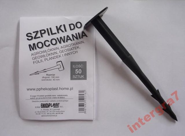 Agrotkanina czarna 162cmx100m UV 90g na CHWASTY HIT