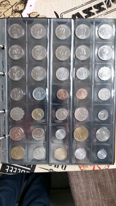 Коллекция монет с животными(fauna) 186шт.