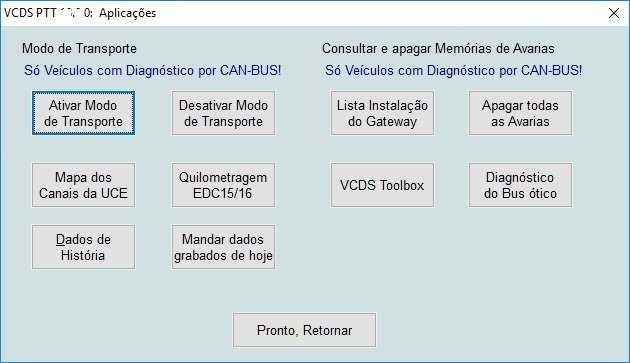 VCDS v25.3 VAG-COM HEX CAN USB Português Audi VW Seat Skoda