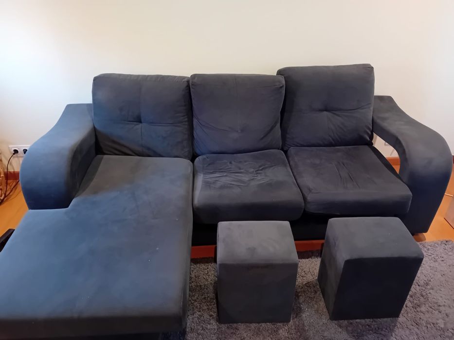 Sofá azul para venda