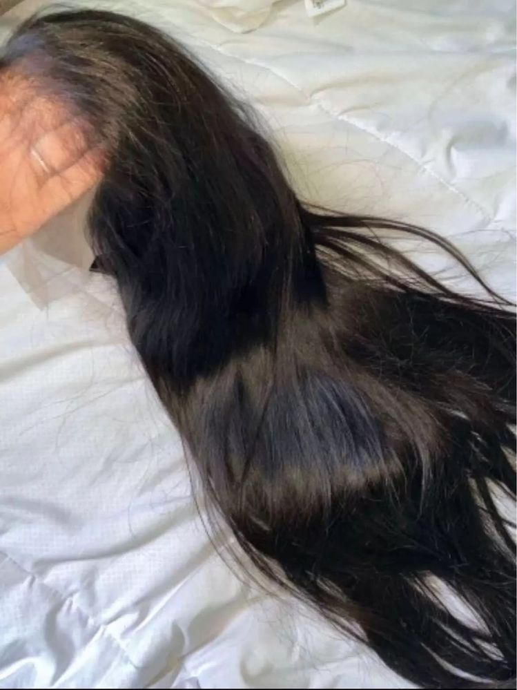 nowa naturalna peruka lace front 100% ludzki wlos na co dzien