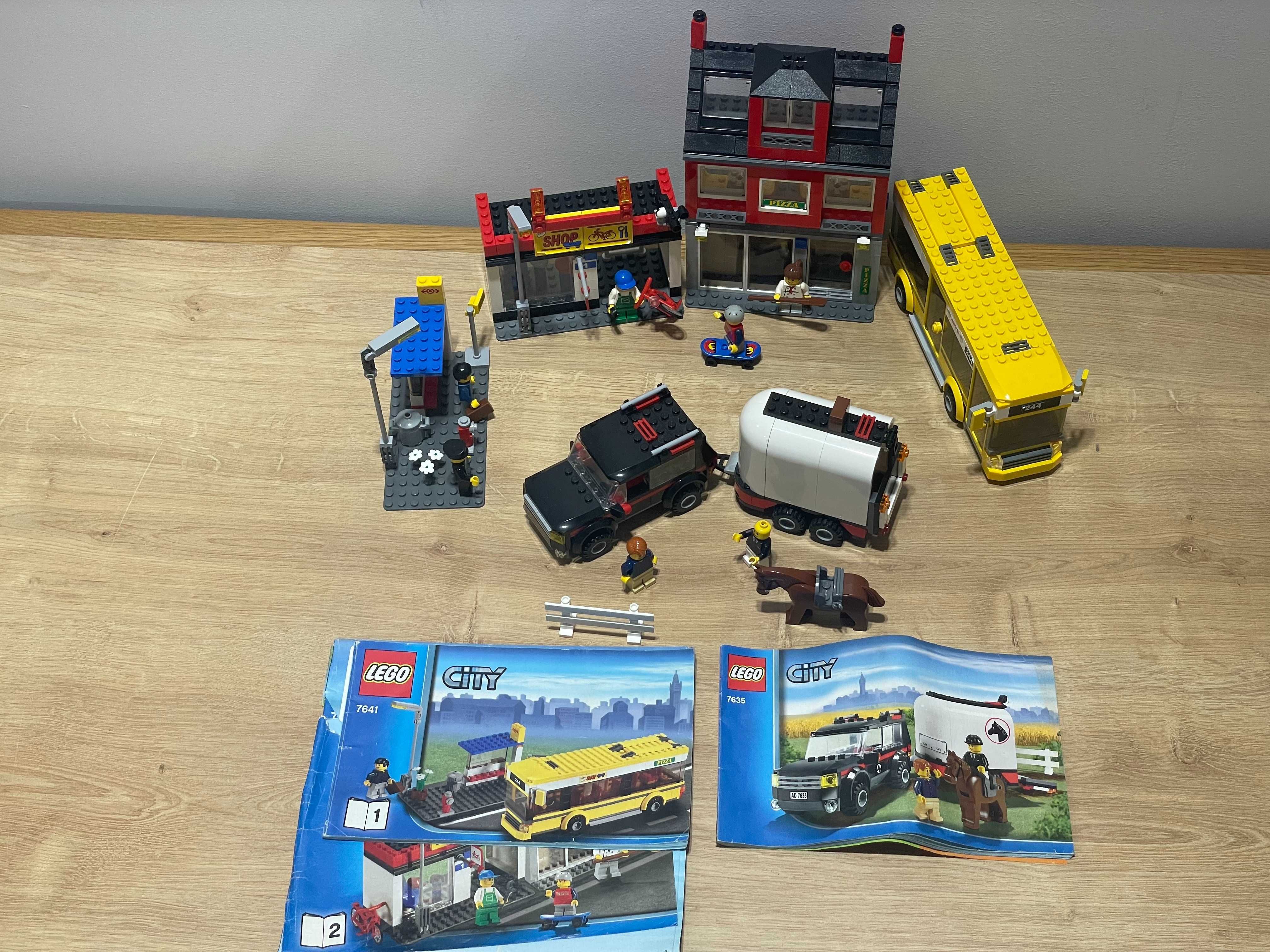 LEGO® 7641 City - Miejski zakątek i 7635 Samochód terenowy z przyczepą