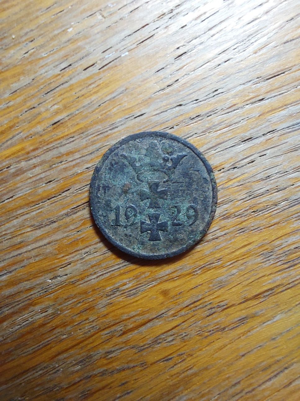 Moneta 1 fenig 1929r - Rzadki rocznik