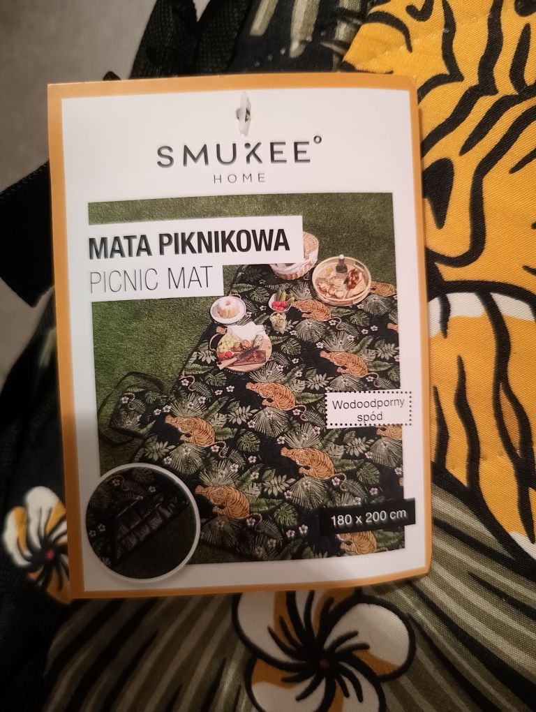 Mata piknikowa plażowa różne wzory 180 x 200 cm  dla dzieci NOWA