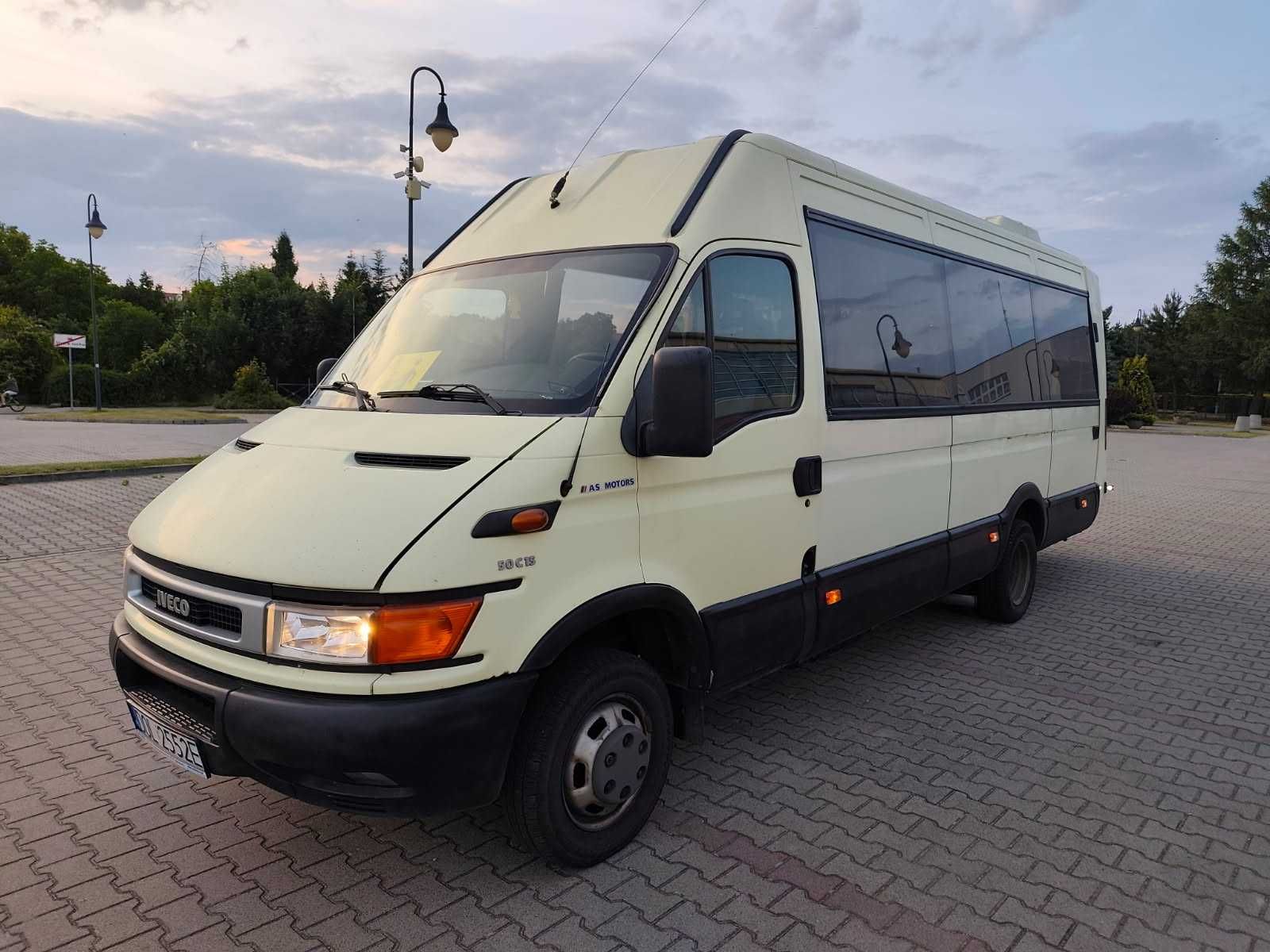 Iveco Daily 50C15 KLIMA Nawiewy 19+1 Zadbany Nowe opony