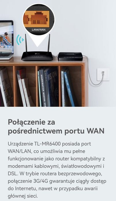 Router bezprzewodowy 4G LTE TP Link