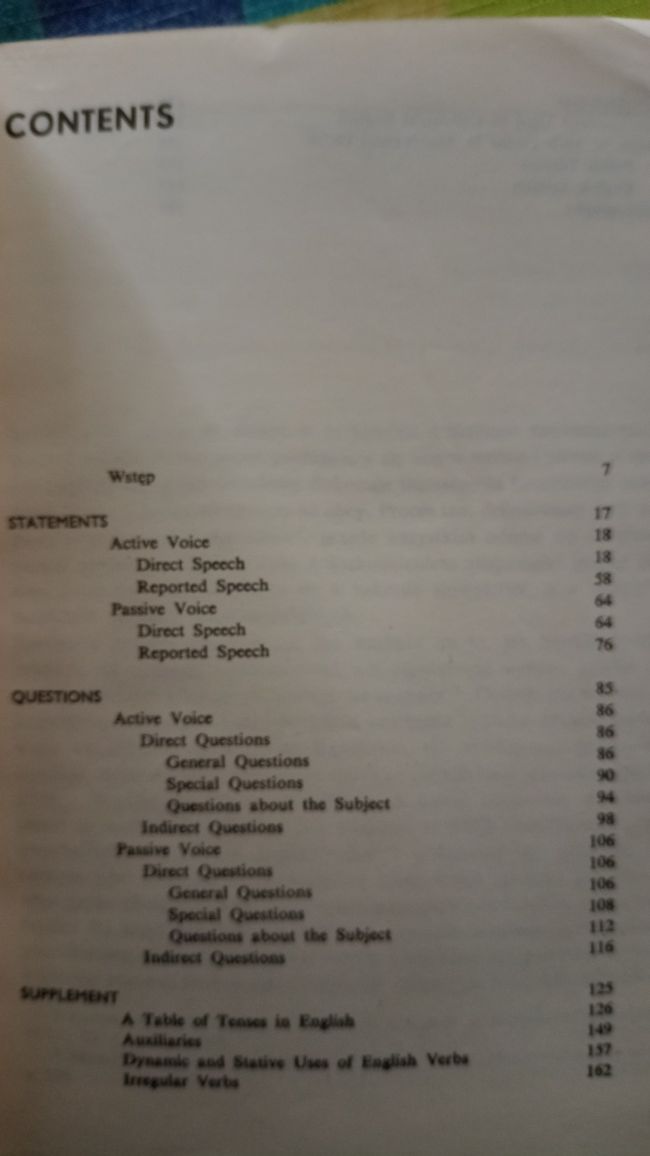 A glossary of Polish and English Verb Forms