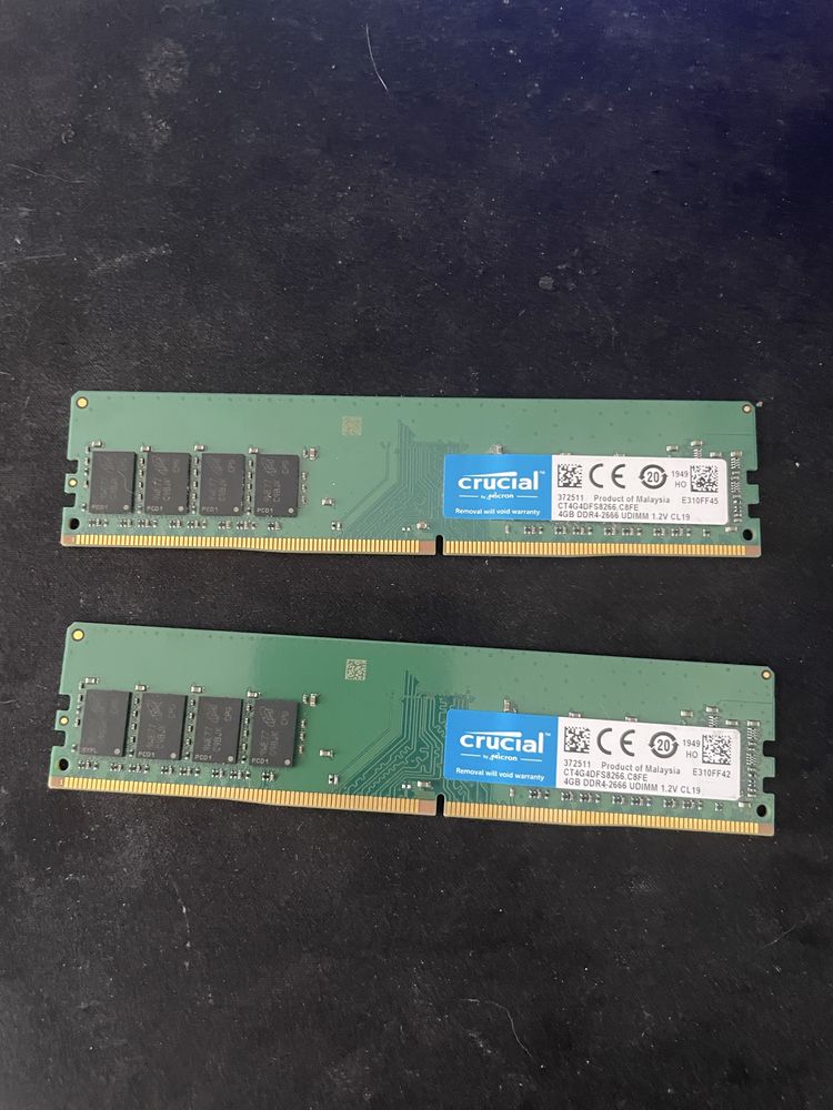 3 pentes memoria ram 4gb ddr4 1600mhz