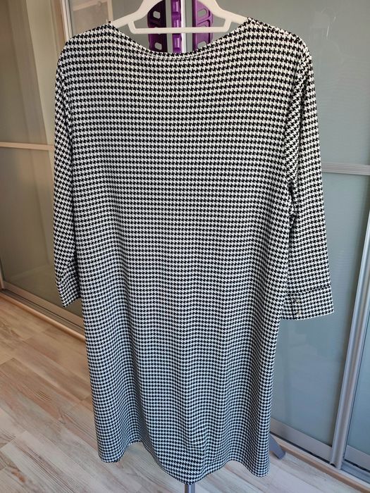 Tunika/sukienka w pepitkę H&M rozmiar XL