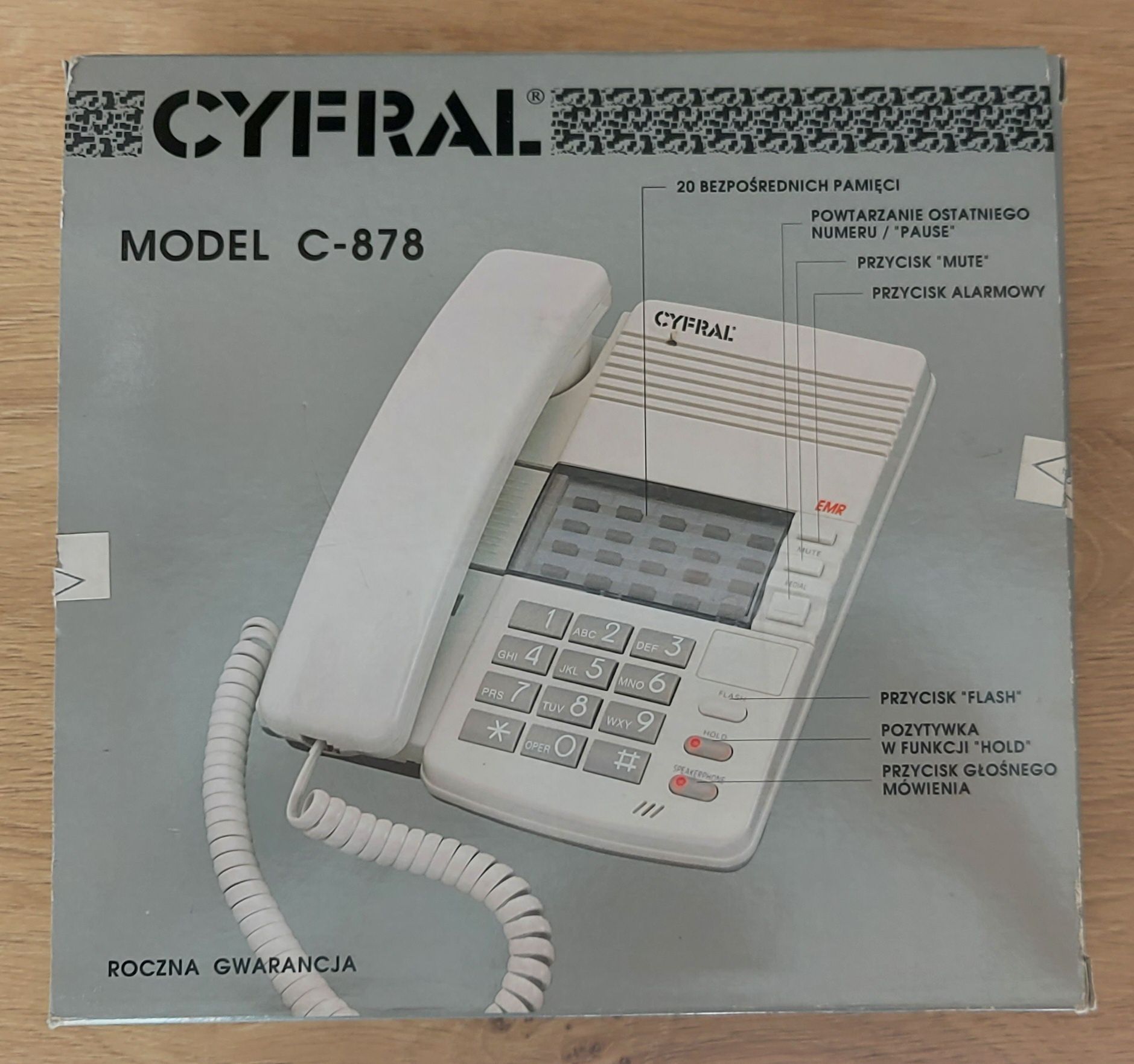 Cyfral C-878 telefon stacjonarny