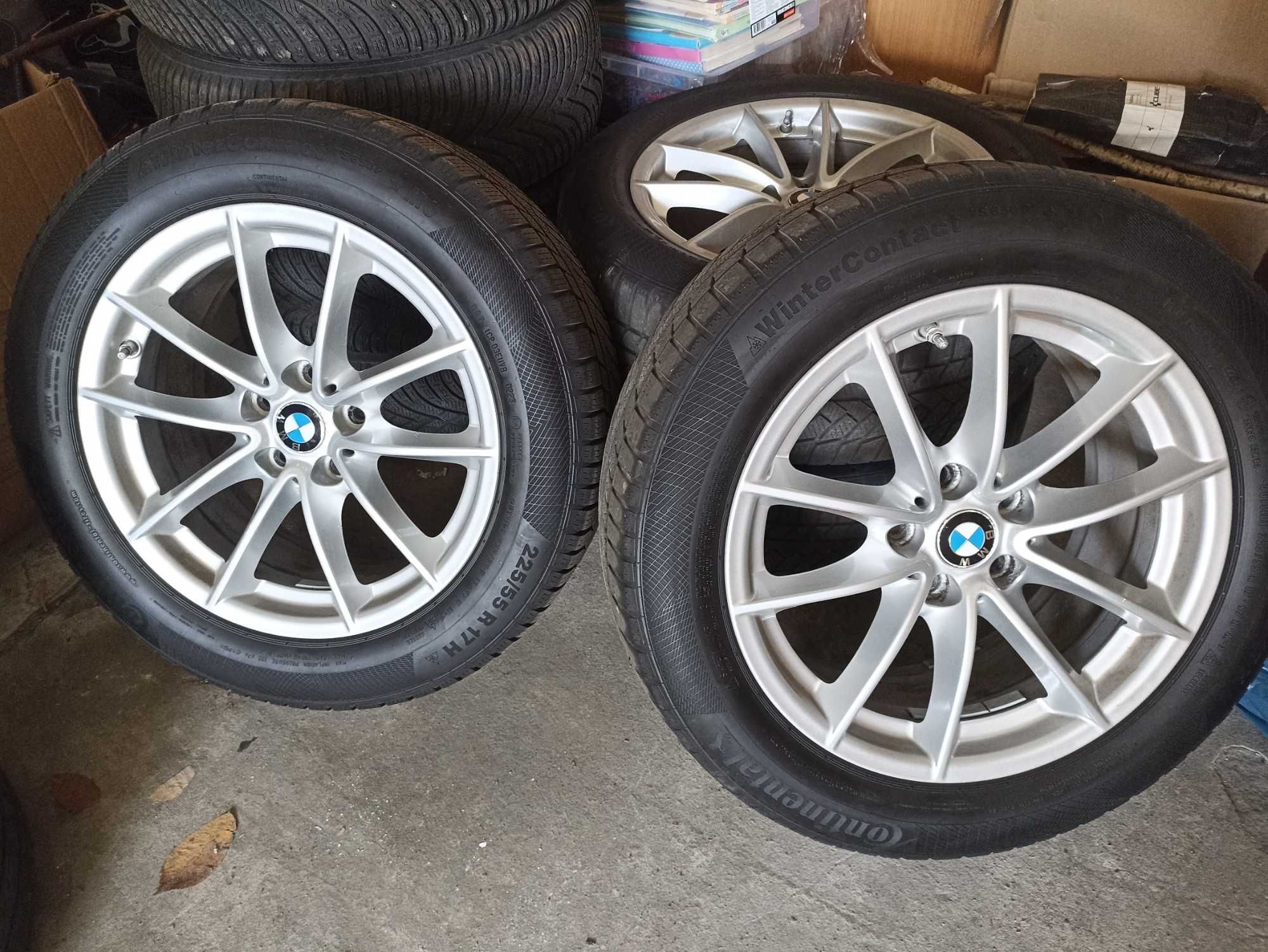Koła Felgi Bmw G30,G31 z oponami Continental zima 225/55/17 R17