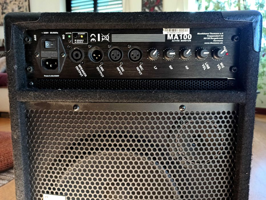 Speaker/Monitor Ativo de 2 Vias (The box Mat 100 )