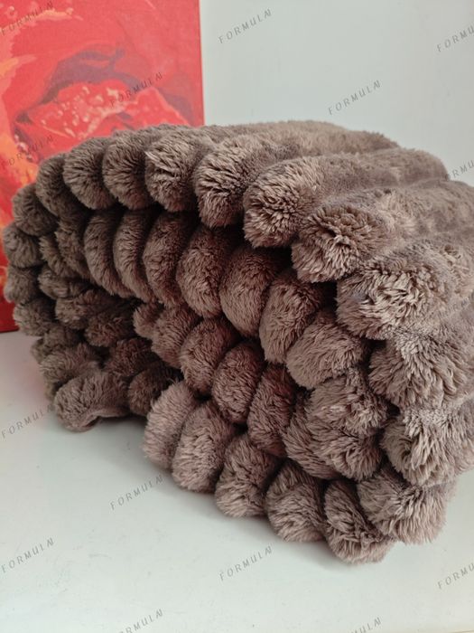 Шарпей "імператорський" плед в полоску плотний в подарунковій упаковці