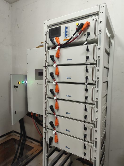 Монтаж інверторів, АКБ, СЕС