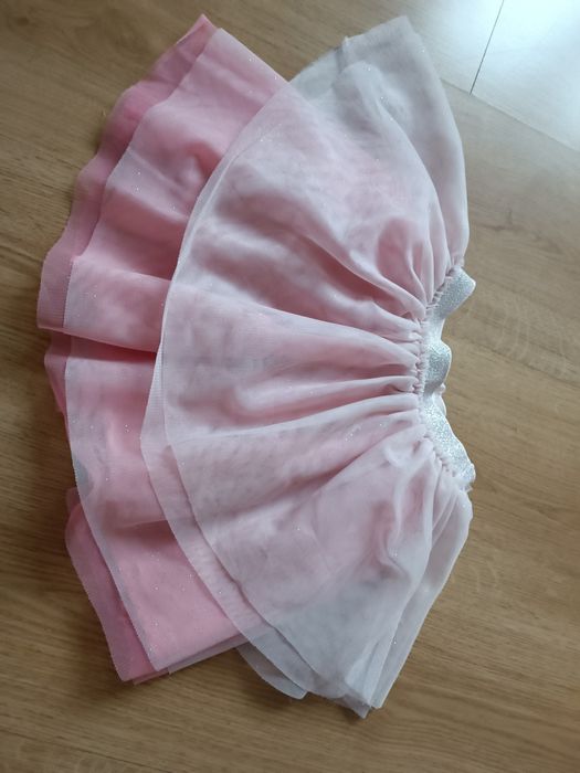Spódniczka tiulowa mini różowa hm
