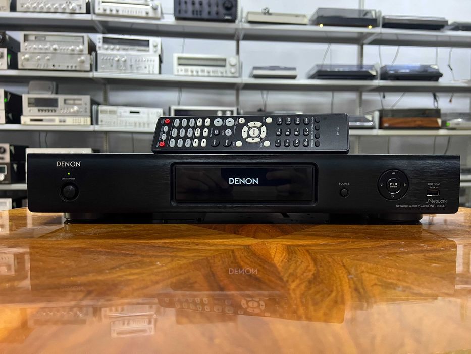 Odtwarzacz sieciowy, streamer Denon DNP-720AE radio, Audio Room