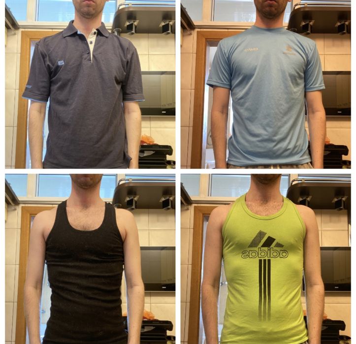 S Мужская спортивная футболка / майка Adidas / Подростка