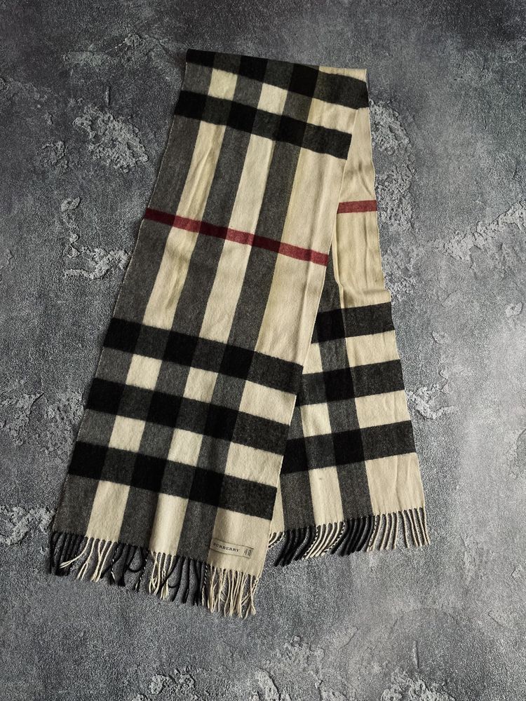 Кашемировый шарф в клетку Burberry Cashmere Scarf