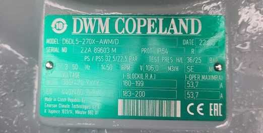 SPRĘŻARKA mroźnicza COPELAND D6DL5-270X-AWM/D 106 m3/h 59 KW