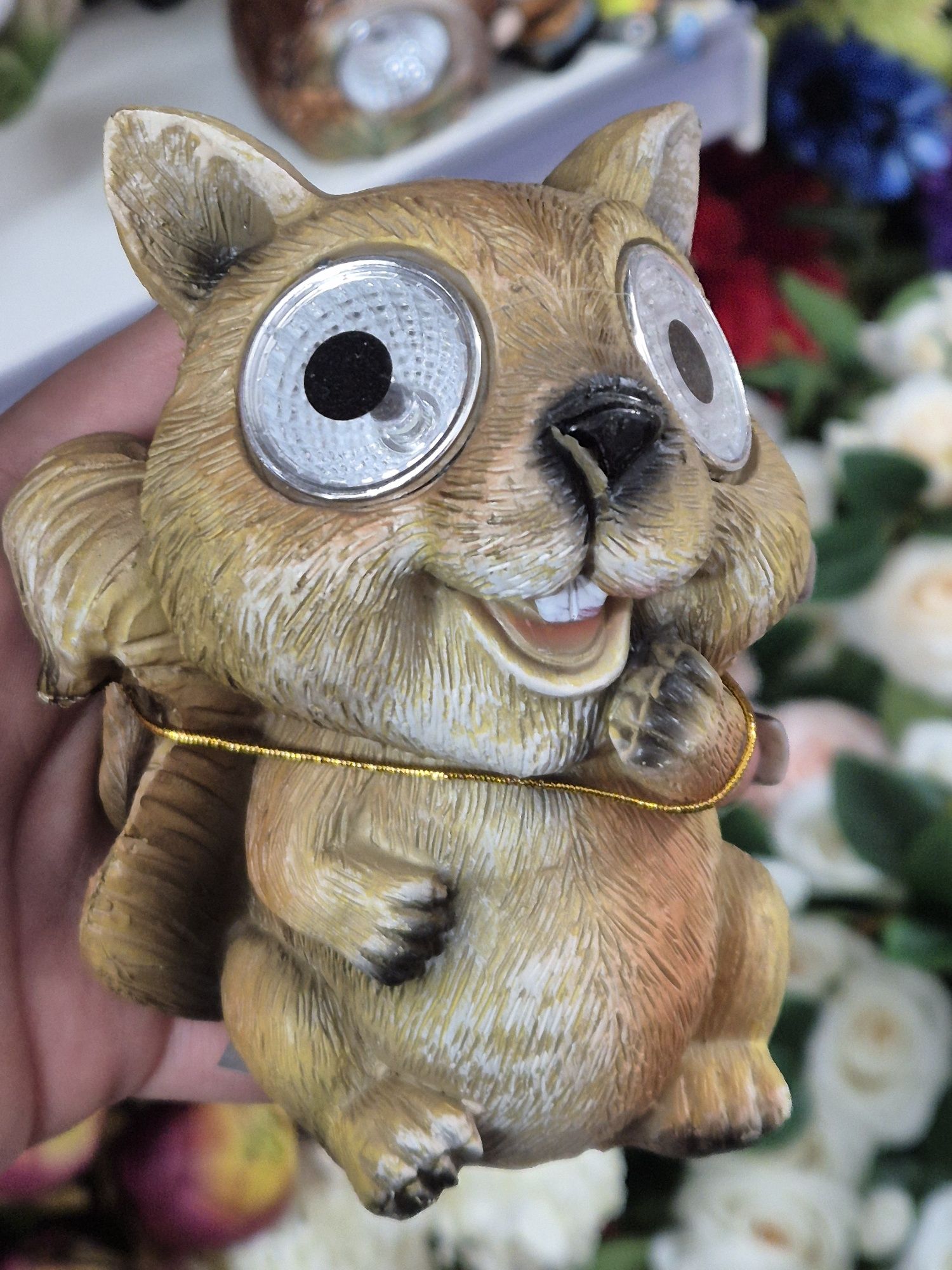 Figurka ogrodowa Solar 11 cm różne zwierzęta