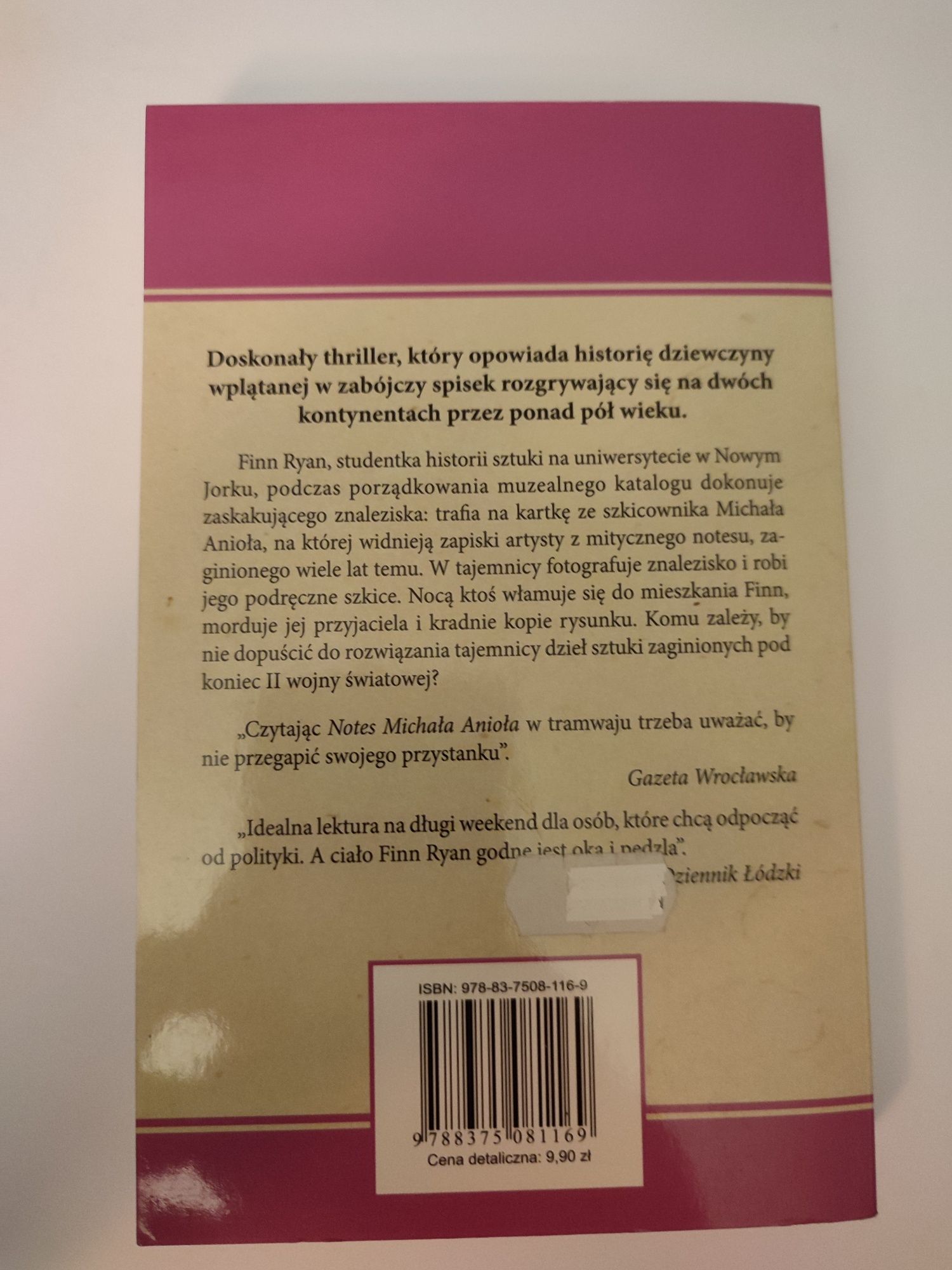 Notes Michała Anioła. Paul Christopher 
Lekko przybrudzone rogi