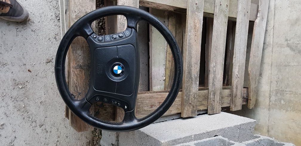 Bmw e39/bmw e38 Volante original bmw c airbag e botões todos a funcion