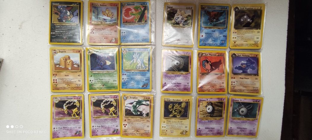 Cartas Pokémon Raras