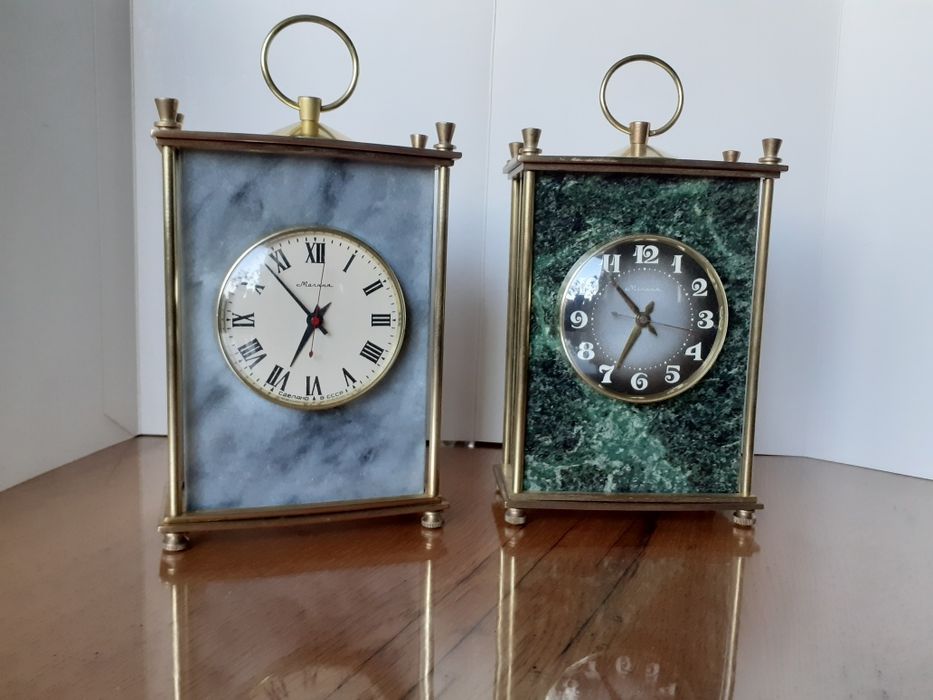 Часы "Молния" каминные. Механика СССР.