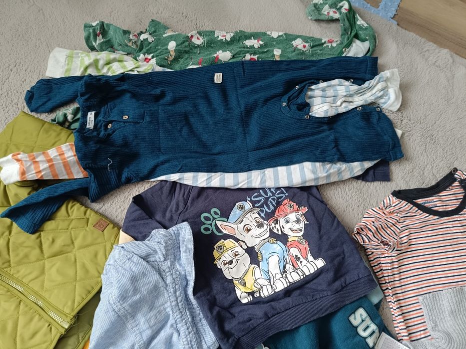 Paka ubrań dla chłopca rozmiar 86