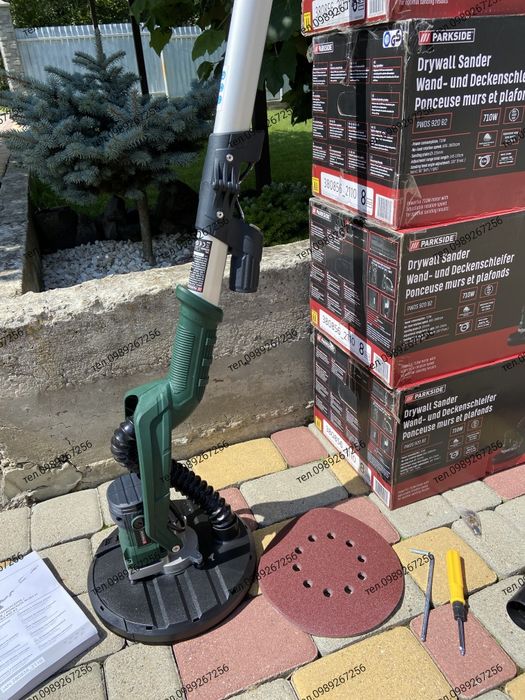 Шліфувальна машина для стін і стелі, жирафа, Parkside Німеччина