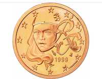 Unikatowa moneta Francja, 5 Euro Cent, 1999, Paris, BE, MS(65-70),