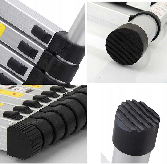 Драбина телескопічна складна 5 метрів Day Plus до 150 кг 15 сходинок