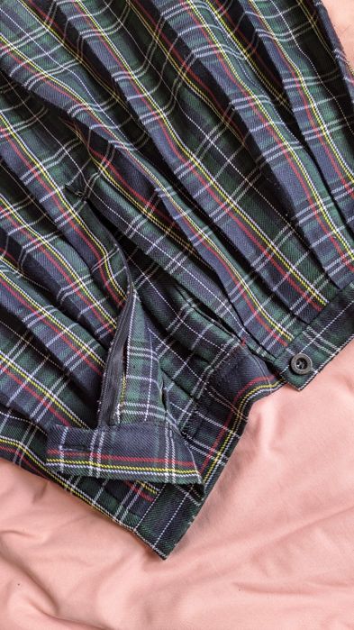 Карта плісирована спідниця