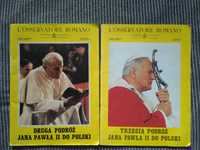 L'osservatore Romano-II i III Podróż Jana Pawła II
