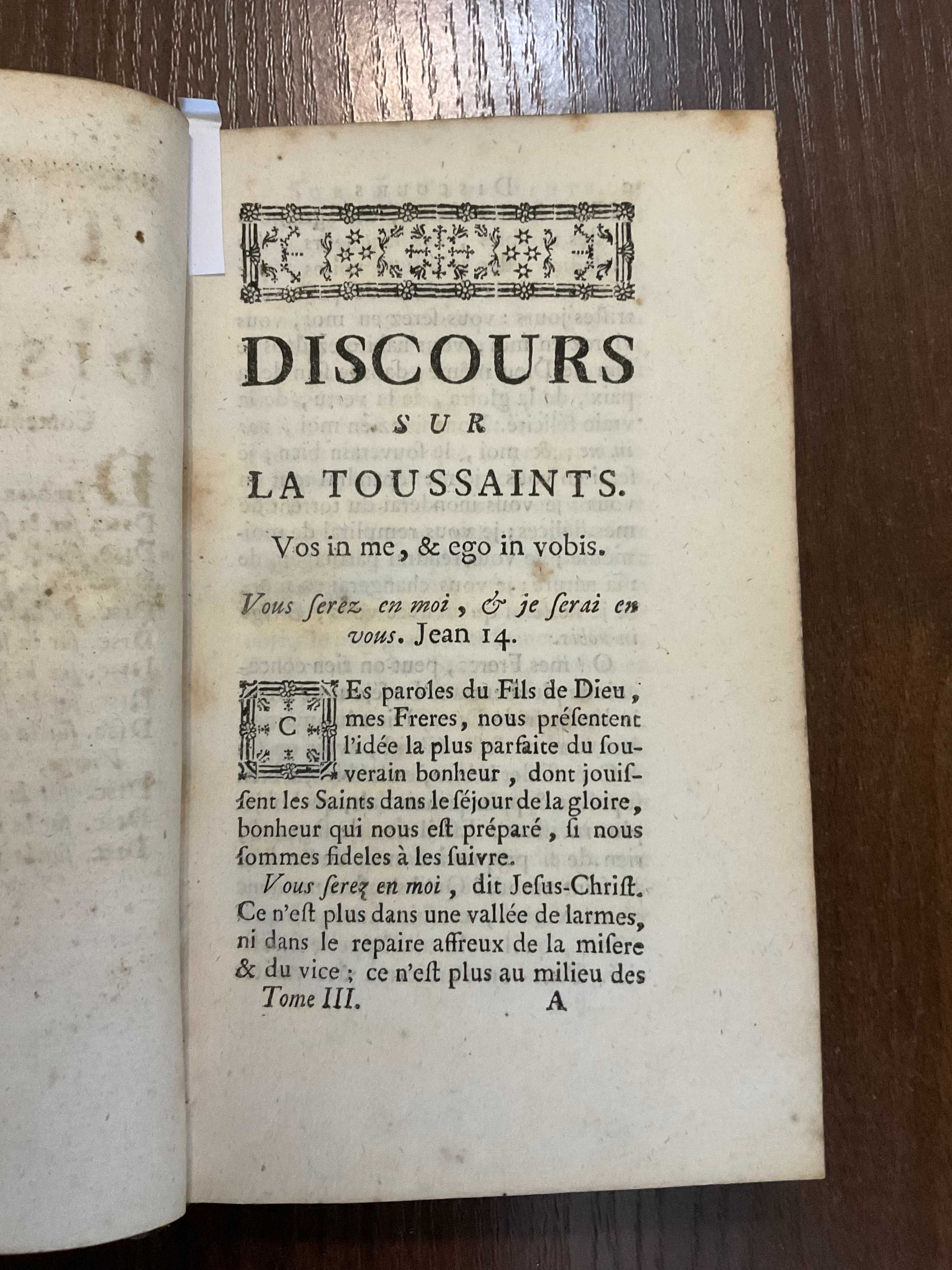 Париж 1745 Discours de Piеtе Стародрук